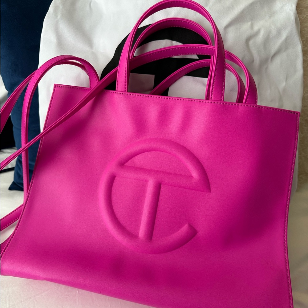 Telfar Pink Shopping Bag